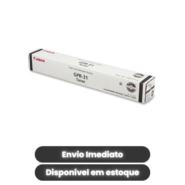 Toner Canon GPR-31 BK Original Preto 2790B003AA para imageRUNNER ADVANCE C5030 C5035 C5235 C5240