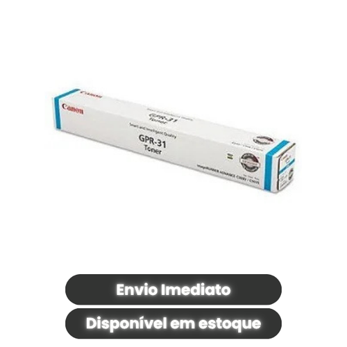Toner Canon GPR-31 Cyan Original 2794B003AA para imageRUNNER ADVANCE C5030 C5035 C5235 C5240