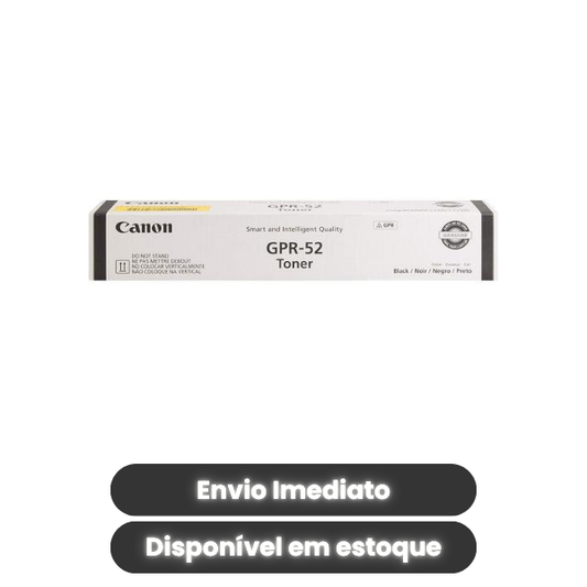 Toner Canon GPR-52 BK Original Preto 9106B003AA para imageRUNNER C1325iF / C1335iF