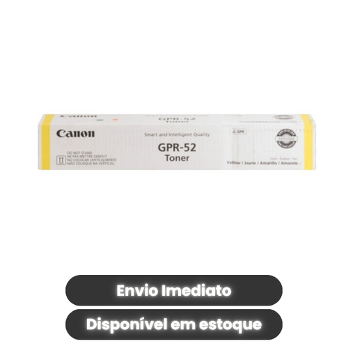 Toner Canon GPR-52 Yellow Original 9109B003AA para imageRUNNER C1325iF / C1335iF