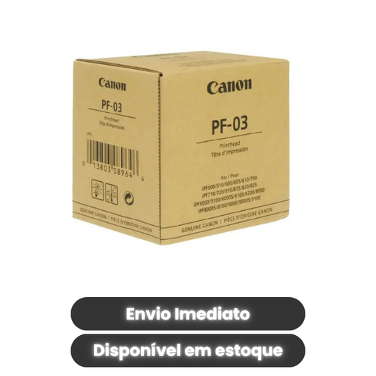 Cabeça de Impressão Canon PF-03 Original (2251B001 / 2251B003AD) | Compatível com imagePROGRAF iPF500, iPF600 e iPF710