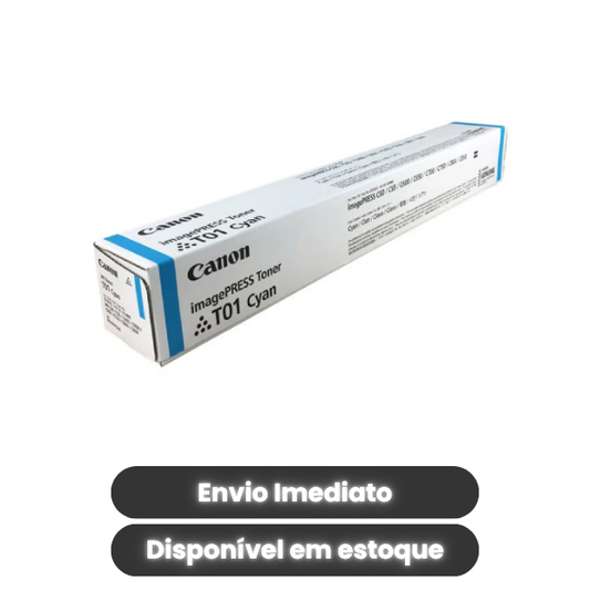 Toner Canon T01 Cyan Original 8067B001AA para imagePRESS C700/C800