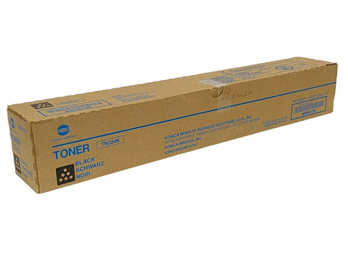 Toner Original Konica Minolta TN324K Preto (Black) A8DA130 para Bizhub C258 C308 C368