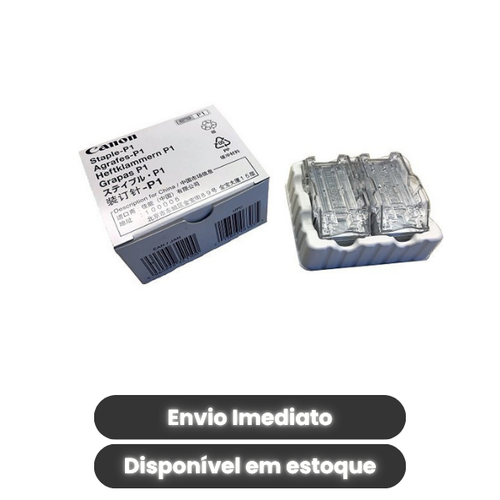 Grampo Canon P1 Original 1008B001AA para IR ADV 8085 8105 8295 – Caixa com 2 Cartuchos e 10.000 Grampos