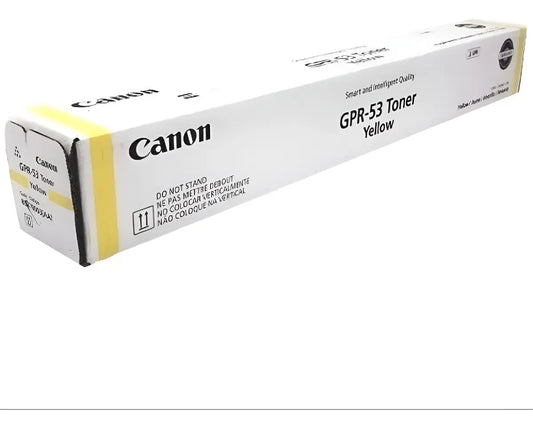 Toner Canon GPR-53Y Amarelo Original (8527B003AA) para imageRUNNER ADVANCE C3325i, C3330i, C3525i, C3530i e DX C3730i
