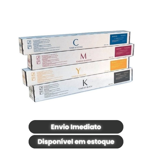 Kit Toner Original Kyocera TK-8527K TK-8527C TK-8527M TK-8527Y para TASKalfa 3552ci / 4052ci – Alto Rendimento e Máxima Qualidade