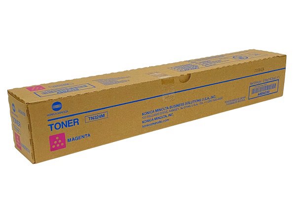 Toner Konica Minolta TN324M Original Magenta A8DA330 para Bizhub C258, C308 e C368